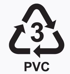 # 3 PVC para cloruro de polivinilo